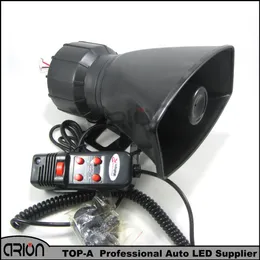 Loud Horn Siren 12V for Car Speaker 5 Sounds Tone PA System 60W Max 300db294k