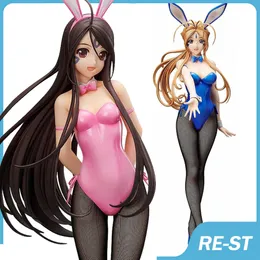 アニメマンガ42cm日本の女の子アニメフィギュアbスタイルああ、私の女神！ Belldandy BunnyVer。 1/4完全なフィギュアアダルトコレクションモデルのおもちゃ