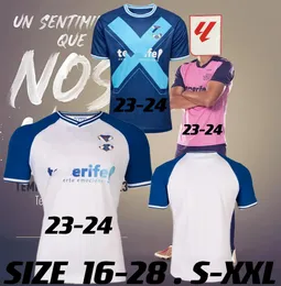 CD Tenerife 23 24 Centenary Kit soccer jerseys Special 100th anniversary Elady Shashoua Mellot Michel Mollejo 2023 home away camisetas de futbol football shirt S-XXL