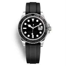 جودة رجال الساعات نمط اليخت 42 مم سود أسود ماجستير تلقائي الياقوت الزجاج الكلاسيكي الطراز المعصم wristwatch super261f