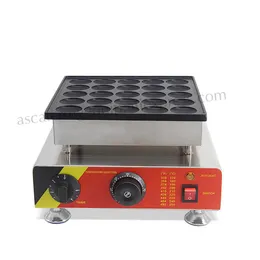 Poffertjes-Grill aus Edelstahl mit Antihaftbeschichtung, 25 Stück, niederländischer Mini-Pfannkuchen-Maker, Waffeleisen, 220 V, 110 V, CE, brandneu272S