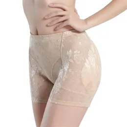 Kvinnors trosor silikon vadderade formkläder Bum Buhip Enhancing Knickers Safety Panty Sexig underkläder Kvinnor Underkläder Jumpsuit PA2807