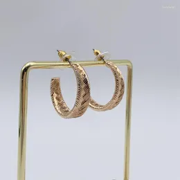 Hoop kolczyki po stadningu symetryczne kolczyki zbożowe kobiety złota poszyjka moda biżuteria akcesoria imprezowe 2023 Style CE102