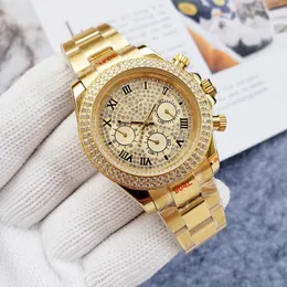 Men's automatic mechanical watch Diamond designer classic 40MM watch 904L gold all stainless steel dial Sapphire waterproof watch montre de luxe