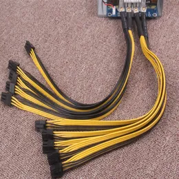 6Pin Sever Power Supply Cable PCI-E PCIe Express For Antminer S9 S9j L3 Z9 D3 Bitmain Miner PSU Power Cable300e