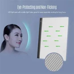 Светодиодная легкая панель A3 Light Light Pad Ultra Thin Tracing Light Light Box Board с 3-уровневой диммируемой яркостью для алмазных расходных материалов272R