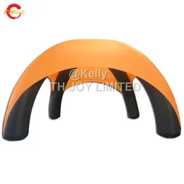 outdoor activities 6m dia custom made 4 legs Promotional spider inflatable tent event cross tent for 296r