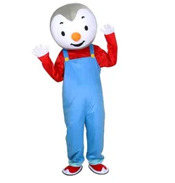 2023 Professional made T'choupi mascot costume adult size tchoupi mascot costumes Fancy dress for Halloween Purim Birthday