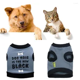 Dog Apparel Letter Printing Clothes For Small Medium Pullover Dogs Pets Warm Clothing Hoodies Puppy Accessory Pet Sweater Vests