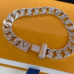 Trendiges Armband mit Schlangenknochenkette aus Titanstahl. Klassisches Vintage-Designerarmband. Herren-Ms.-Valentinstag-Geschenk-Paar-Armband. Markendesignerschmuck.