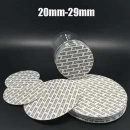 200 st 20mm-29mm Själv Sticky Glass Plastic Bottle Seals Plastic Foma Tätningar 22mm 23mm 24mm 25mm 26mm 27mm 28mm tryckkänslig2567