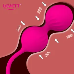 Vibradores Bola de vibração vaginal inteligente de silicone seguro Kegel Ben Wa Máquina de exercícios de aperto vaginal Brinquedo sexual Feminino gueixa 230719