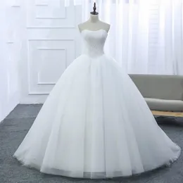 2018 Simples Barato Vestidos de Noiva Vestidos de Noiva Sweetheart Top Rendas Vestidos de Noiva New Court Train Vestido de Noiva Robe De Mariage Vestido2711