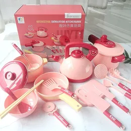 Tools Workshop Two Color Random Simulation Girls Simulation Cooking Table Seary Play House Kitchen Toys 230720
