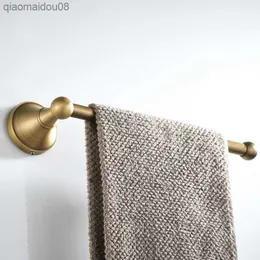 1 st mässing bronshanddukhållare badrumstillbehör antik handduksring handdukar bar vintage handduk rack 29 cm l230704