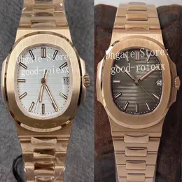 40 mm 8 3 mm luksusowy PPF Wersja V4 Wersja Białe szare zegarki dla mężczyzn Cal 324 Sc 4N Rose Gold Męs