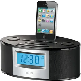 Homedics SS-6510 Soundspa Fusion AM FM Alarm Clock Radio와 iPod 도킹 스테이션 6 자연 사운드 및 LCD Display348N