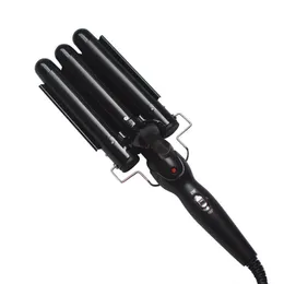 Prodotti per la cura professionale Ferro arricciacapelli Ceramica Triple Barrel Bigodino Ferri Capelli Wave Waver Strumenti per lo styling Hair Styler Wand255k