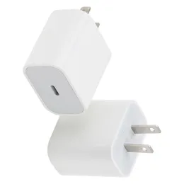 Зарядные устройства для мобильного телефона PD 20W USB C Wall Charger быстро зарядка для Huawei Type-C Mobile Home Adapter US Plugul Drop Propefice Dhft5