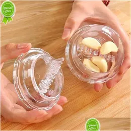 Other Home Garden New Kitchen Mtifunctional Garlic Crusher Manual Press Roll Chopper Appliance Gadgets Accessories Drop Delivery Dhval