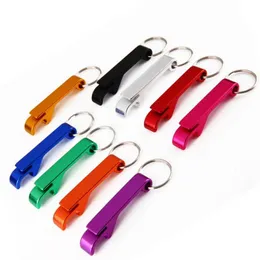 Aluminum Alloy Opener Key Chain Creative Portable Metalalloy Keychain Ring Beer Can Bottle Opener Tool Gear Beverage Custom For Ke303F