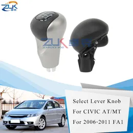Zuk Gear Shift Knob Civic FA1 FD2 FD6 2006 2007 2008 2009 2011 ATまたはMT Model290Sのホンダのレバーノブを選択する