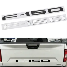 3D ABS F-150 Letter Badge Car Rear Trunk Groove Tailgate Emblem Sticker For Ford F150 2018-2019 Pickup Truck255t