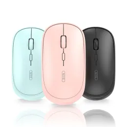 Mouse 2 4GHz USB Pink Mouse Silent Mute Mouses 1600 DPI Adjustable Ergonomic Mice For Laptop PC Computer Office