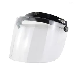 Motorcycle Helmets 2023 Windproof 3-Snap Visor Lens Shield For Flip Up Down Open Face