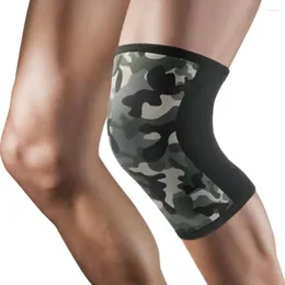 Knädynor 7mm kamouflage Neopren Sport Kneepads Komprimering Viktlyftning Presserad CrossFit -träning för bänkpress