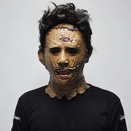 Texas Sbajbum Masakre skórzane maski przerażające film Cosplay Halloween Costume Props Wysokiej jakości zabawki244s