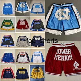 North Carolina State University Basketball Shorts Just Retro Don Pocket Mission 1 Bugs Tune Squad Hip Pop Pant With Pocketss Zipper Sweetpants Lower Merion{category}