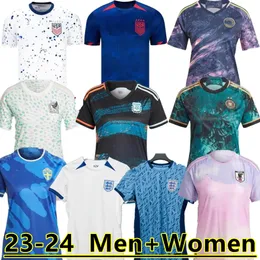 2023 women french englands Mexico SWEDEN JAPAN COLOMBIA WOMEN SOCCER JERSEYS SPAIN GERMANY home away 2 23 24 jersey football shirts lady sets woman 888888