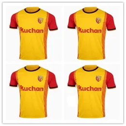 ST - Tights RC Lens 23 24 Fotbollskläder Home Barbe, Special Kakuta Fulgini Diouf Spierings Ganago Sotoca Fofana Football Jersey 2023 Barn till pojken