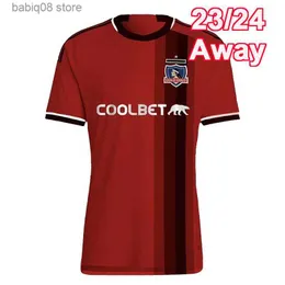 Fans Tops Tees 23 24 Colo Maillots de football pour hommes SANTOS BOLADOS ARRIAGADA ZALDIVIA GIL FUENTES COSTA Domicile Extérieur Gardien de but Maillots de football T230720