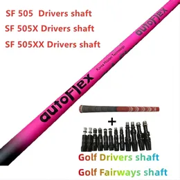 Club Shafts Golf shaft Autoflex Golf drive shaft SF405SF505SF505XSF505XX Flex Graphite Shaft wood shaft Free assembly sleeve and grip 230720