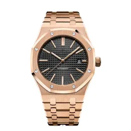 Relógio masculino de luxo com pulseira de aço inoxidável, automático, 41mm, vidro safira, à prova d'água, clássico, presente para homens, relógio à prova d'água