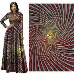 Floral Ghana Kente Tyg Veritable African Real Wax Print Fabric Polyester Wax Ghana Kente Tyg för Dress Suit220g