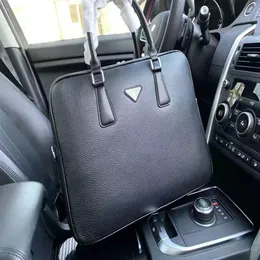 Fantastisk urban säck plat horisontell zippe portfölj affärer crossbody handväska mode män axel väska läder lapptop paket man c218z