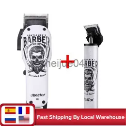 Clippers Trimmers Barber Shop Hair Clipper Professional Digital laddningsbar Electric Men's Cordless Haircut Justerbar hår Clipper Electric X0728