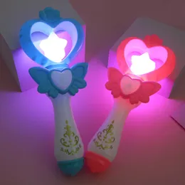 LED Light Sticks 20 cm Glowing Magic Wand Toy Led Night Light Magic Wand Glitter Glowing Stick Creative Toy Gifts For Children Barn Girls 230720