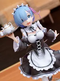 ENFILY Re:Zero Start Life in Another World – REM Anime Collection Figura 21 cm/8.27 pollici Re:Zero Action Figure Statue Cake Toppers Ornamento Regalo per gli appassionati di Anime