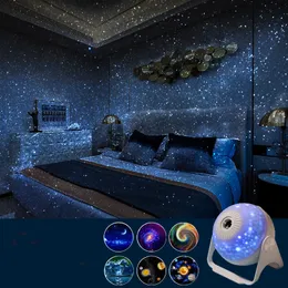 LED Light Sticks Star Projection Light Light Projector لطيف Galaxy Starry Lamp Space Night Po وقت نوم التعلم ألعاب المرح 230721