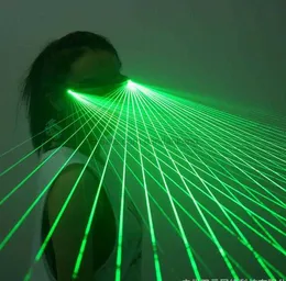 Rot-grüne Tanzbühnen-Brillen, leistungsstarke DJ-Laserlicht-Festival-Party, LED-Leuchtbar, Show-Blitz, Hochleistungs-Laser-Sonnenbrille für Erwachsene