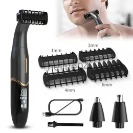 Clippers Trimmers المناطق الحميمة دقة حلاقة Men Men Bikini خط الشفرة حساسة كرات البيض العانة حلاقة الشعر