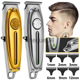 Clippers Trimmers Kemei Electric Hair Clipper Pełny metalowy trymer dla mężczyzn Broda Włosy Clipper Męs