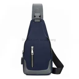 대용량 방수 가슴 가방 Oxford Cloth Leisure Messenger Bag Men Crossbody Shoulder Pack Outdoor Hiiking Traveling Daypack Duffel Bags