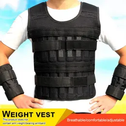 15 kg 35 kg Loading Weighted Vest för boxningsträningsträning Fitnessutrustning Justerbar västmästning Sandkläder2380