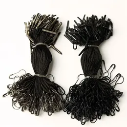 1000pcs Black Safty Pins for Garment Tags Strings/Cords Use DIY