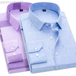 Мужские повседневные рубашки мужская не железная стандартная базовая рубашка Формальная деловая хлопковая хлопковая мужская рабочая офис с длинным рукава
